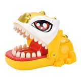 Maxbell Biting Finger Toys Reaction Gift Novelty Tabletop Game for Children Creative yellow