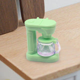 Maxbell 1/12 Mini Dollhouse Rice Cooker Model Photographic Props ,Life Scene Scenery Coffee machine