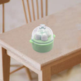 Maxbell 1/12 Mini Dollhouse Rice Cooker Model Photographic Props ,Life Scene Scenery egg boiler
