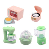 Maxbell 1/12 Mini Dollhouse Rice Cooker Model Photographic Props ,Life Scene Scenery 1 set kitchen tool