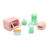 Maxbell 1/12 Mini Dollhouse Rice Cooker Model Photographic Props ,Life Scene Scenery 1 set kitchen tool