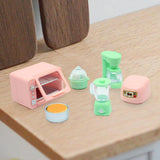 Maxbell 1/12 Mini Dollhouse Rice Cooker Model Photographic Props ,Life Scene Scenery 1 set kitchen tool