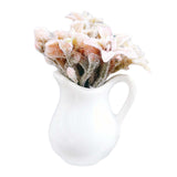 Maxbell Miniature Dollhouse Plant Dollhouse Decor for Living Room Balcony Decoration pink