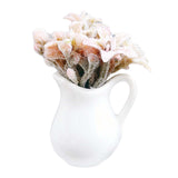 Maxbell Miniature Dollhouse Plant Dollhouse Decor for Living Room Balcony Decoration pink