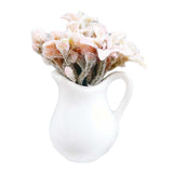 Maxbell Miniature Dollhouse Plant Dollhouse Decor for Living Room Balcony Decoration pink