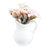 Maxbell Miniature Dollhouse Plant Dollhouse Decor for Living Room Balcony Decoration pink
