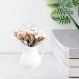 Maxbell Miniature Dollhouse Plant Dollhouse Decor for Living Room Balcony Decoration pink