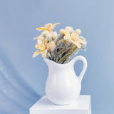 Maxbell Miniature Dollhouse Plant Dollhouse Decor for Living Room Balcony Decoration yellow
