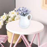 Maxbell Miniature Dollhouse Plant Dollhouse Decor for Living Room Balcony Decoration violet