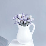 Maxbell Miniature Dollhouse Plant Dollhouse Decor for Living Room Balcony Decoration violet