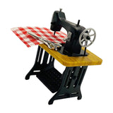Maxbell 1/12 Dollhouse Furniture Sewing Machine Retro Doll Home Life Scene for Girls