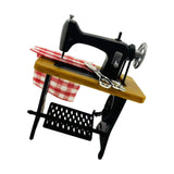 Maxbell 1/12 Dollhouse Furniture Sewing Machine Retro Doll Home Life Scene for Girls
