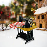 Maxbell 1/12 Dollhouse Furniture Sewing Machine Retro Doll Home Life Scene for Girls