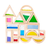 Maxbell 16 Pieces Stacking Building Blocks Learning for Parent Child Game Boys Girls
