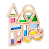 Maxbell 16 Pieces Stacking Building Blocks Learning for Parent Child Game Boys Girls