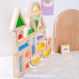 Maxbell 16 Pieces Stacking Building Blocks Learning for Parent Child Game Boys Girls