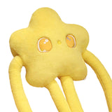 Maxbell Star Long Leg Plush Doll Valentines Day Gifts Long Leg Plush Pillow for Kids Yellow