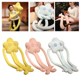 Maxbell Star Long Leg Plush Doll Valentines Day Gifts Long Leg Plush Pillow for Kids Yellow