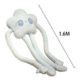 Maxbell Star Long Leg Plush Doll Valentines Day Gifts Long Leg Plush Pillow for Kids Blue