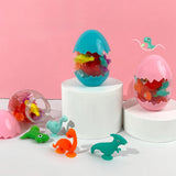 Maxbell Animal Suction Cup Toys for Toddlers 3-8 Year Old Travel Sensory Sucker Toys pink