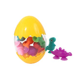 Maxbell Animal Suction Cup Toys for Toddlers 3-8 Year Old Travel Sensory Sucker Toys yellow