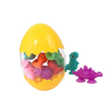 Maxbell Animal Suction Cup Toys for Toddlers 3-8 Year Old Travel Sensory Sucker Toys yellow