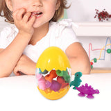 Maxbell Animal Suction Cup Toys for Toddlers 3-8 Year Old Travel Sensory Sucker Toys yellow