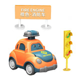 Maxbell Baby Push and Go Toys Car Cartoon Wind up Car for Children Kids 1+ Year Old