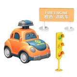 Maxbell Baby Push and Go Toys Car Cartoon Wind up Car for Children Kids 1+ Year Old