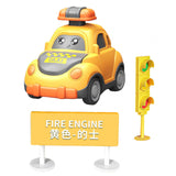 Maxbell Baby Push and Go Toys Car Cartoon Wind up Car for Children Kids 1+ Year Old