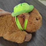 Maxbell Capybara Slap Bracelets with Backpack Birthday Gifts Simulation Animals Doll