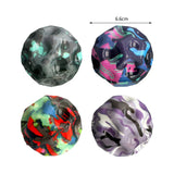 Maxbell 4Pcs Children's Sensory Ball Rubber Bouncing Ball for Kids Adults Boys Girls Style A