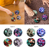 Maxbell 4Pcs Children's Sensory Ball Rubber Bouncing Ball for Kids Adults Boys Girls Style A
