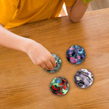 Maxbell 4Pcs Children's Sensory Ball Rubber Bouncing Ball for Kids Adults Boys Girls Style A