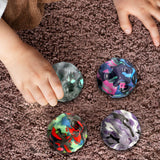 Maxbell 4Pcs Children's Sensory Ball Rubber Bouncing Ball for Kids Adults Boys Girls Style A