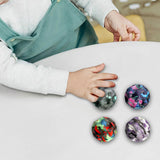 Maxbell 4Pcs Children's Sensory Ball Rubber Bouncing Ball for Kids Adults Boys Girls Style A