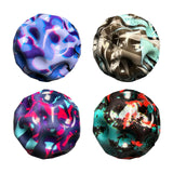 Maxbell 4Pcs Children's Sensory Ball Rubber Bouncing Ball for Kids Adults Boys Girls Style B