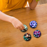 Maxbell 4Pcs Children's Sensory Ball Rubber Bouncing Ball for Kids Adults Boys Girls Style B