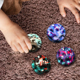 Maxbell 4Pcs Children's Sensory Ball Rubber Bouncing Ball for Kids Adults Boys Girls Style B