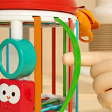 Maxbell Activity Cube Shape Sorting Toy Baby Shape Sorter for Children Holiday Gifts Fox