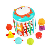 Maxbell Activity Cube Shape Sorting Toy Baby Shape Sorter for Children Holiday Gifts Fox