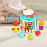 Maxbell Activity Cube Shape Sorting Toy Baby Shape Sorter for Children Holiday Gifts Fox