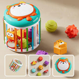 Maxbell Activity Cube Shape Sorting Toy Baby Shape Sorter for Children Holiday Gifts Fox