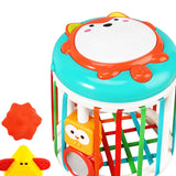 Maxbell Activity Cube Shape Sorting Toy Baby Shape Sorter for Children Holiday Gifts Fox