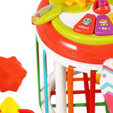 Maxbell Activity Cube Shape Sorting Toy Baby Shape Sorter for Children Holiday Gifts Owl