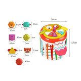 Maxbell Activity Cube Shape Sorting Toy Baby Shape Sorter for Children Holiday Gifts Owl