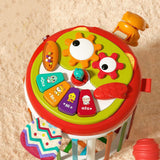 Maxbell Activity Cube Shape Sorting Toy Baby Shape Sorter for Children Holiday Gifts Owl