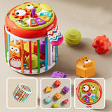 Maxbell Activity Cube Shape Sorting Toy Baby Shape Sorter for Children Holiday Gifts Owl