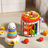 Maxbell Activity Cube Shape Sorting Toy Baby Shape Sorter for Children Holiday Gifts Owl