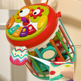 Maxbell Activity Cube Shape Sorting Toy Baby Shape Sorter for Children Holiday Gifts Owl